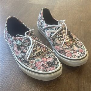 Vans Multicolor Floral Lace-Up Sneakers